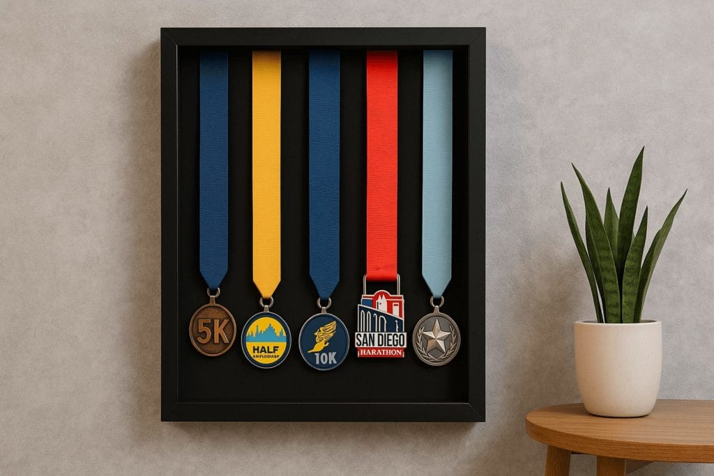 racing medals shadow box display