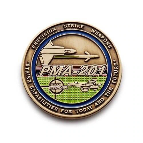 custom enamel challenge coin