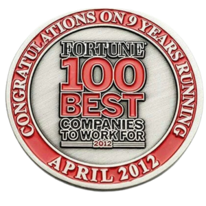 100 best companies to work for custom 2012 red coin