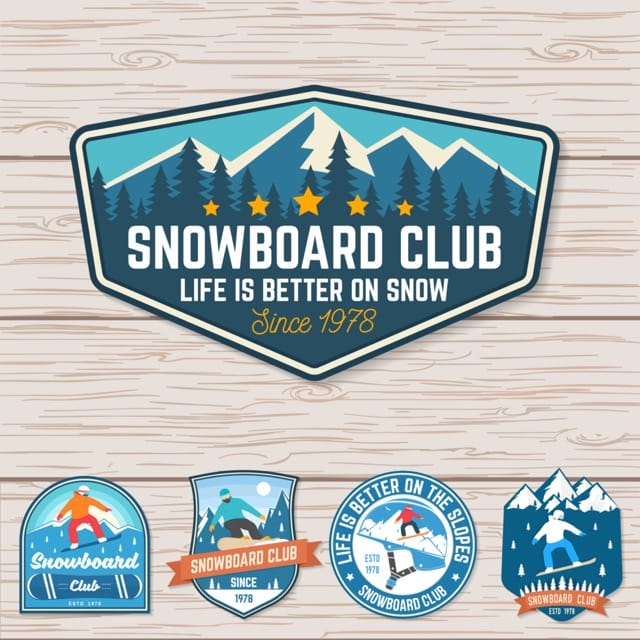 collectible ski patches