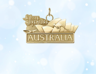 custom gold aussie charmm